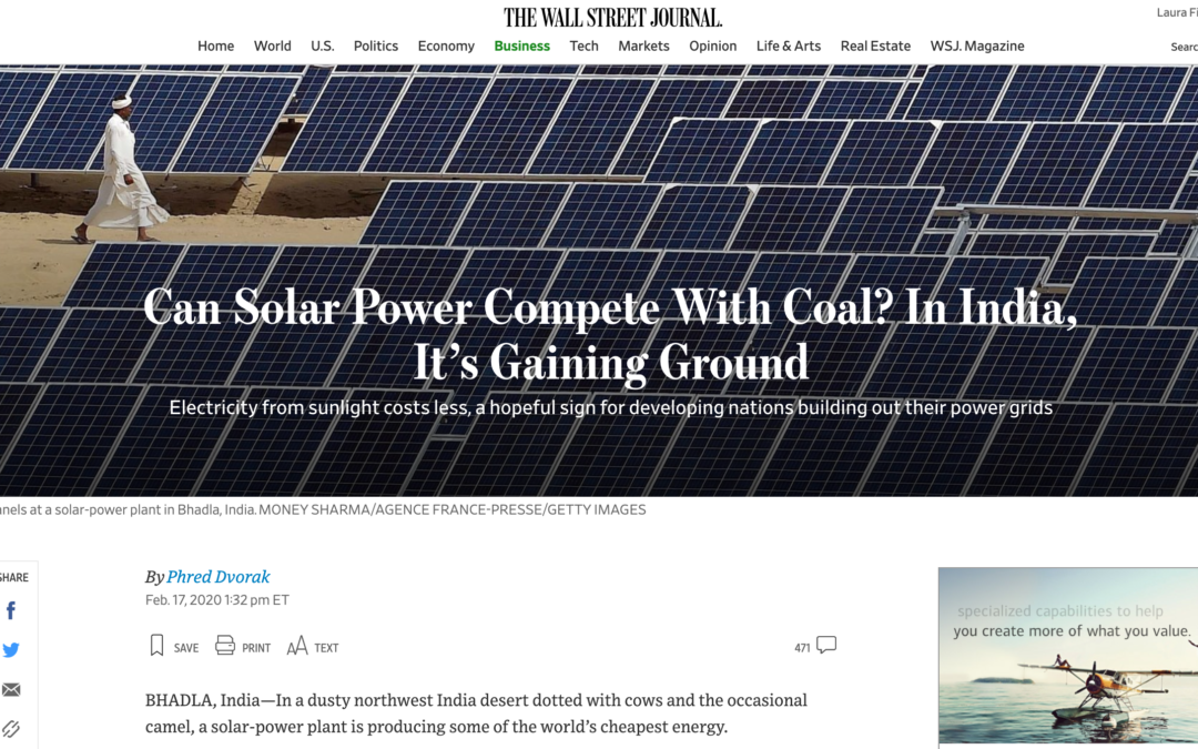 YNTR: Can Solar Power Compete with Coal? In India, it’s Gaining Ground
