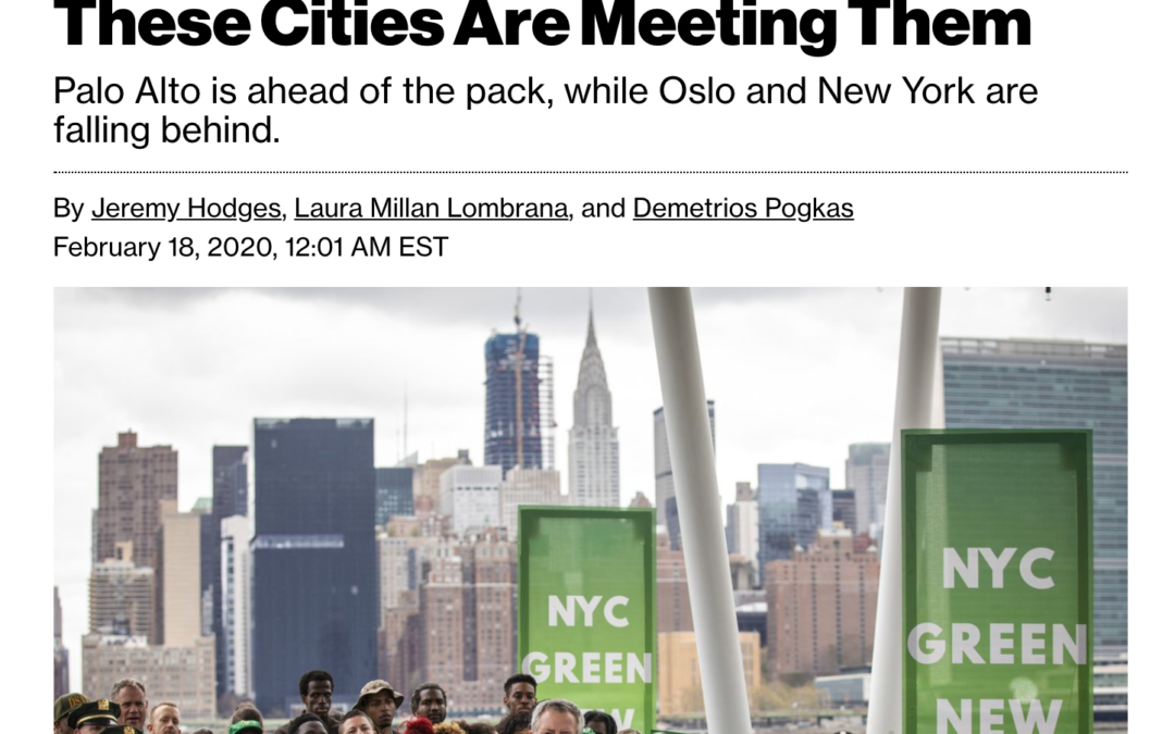 YNTR: Lots of Cities Set Climate Goals. These Cities are Meeting Them