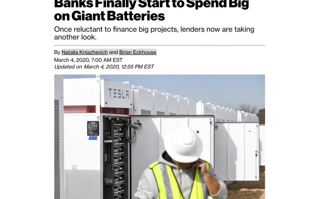 YNTR: Banks Finally Start to Spend Big on Giant Batteries