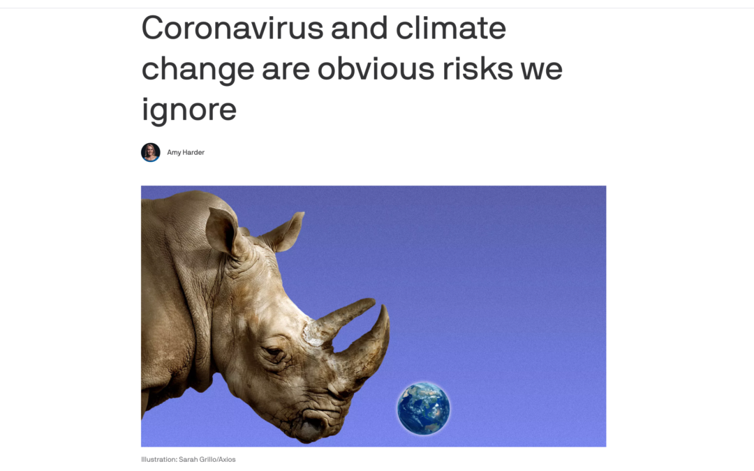 YNTR: Coronavirus and Climate Change are Obvious Risks We Ignore